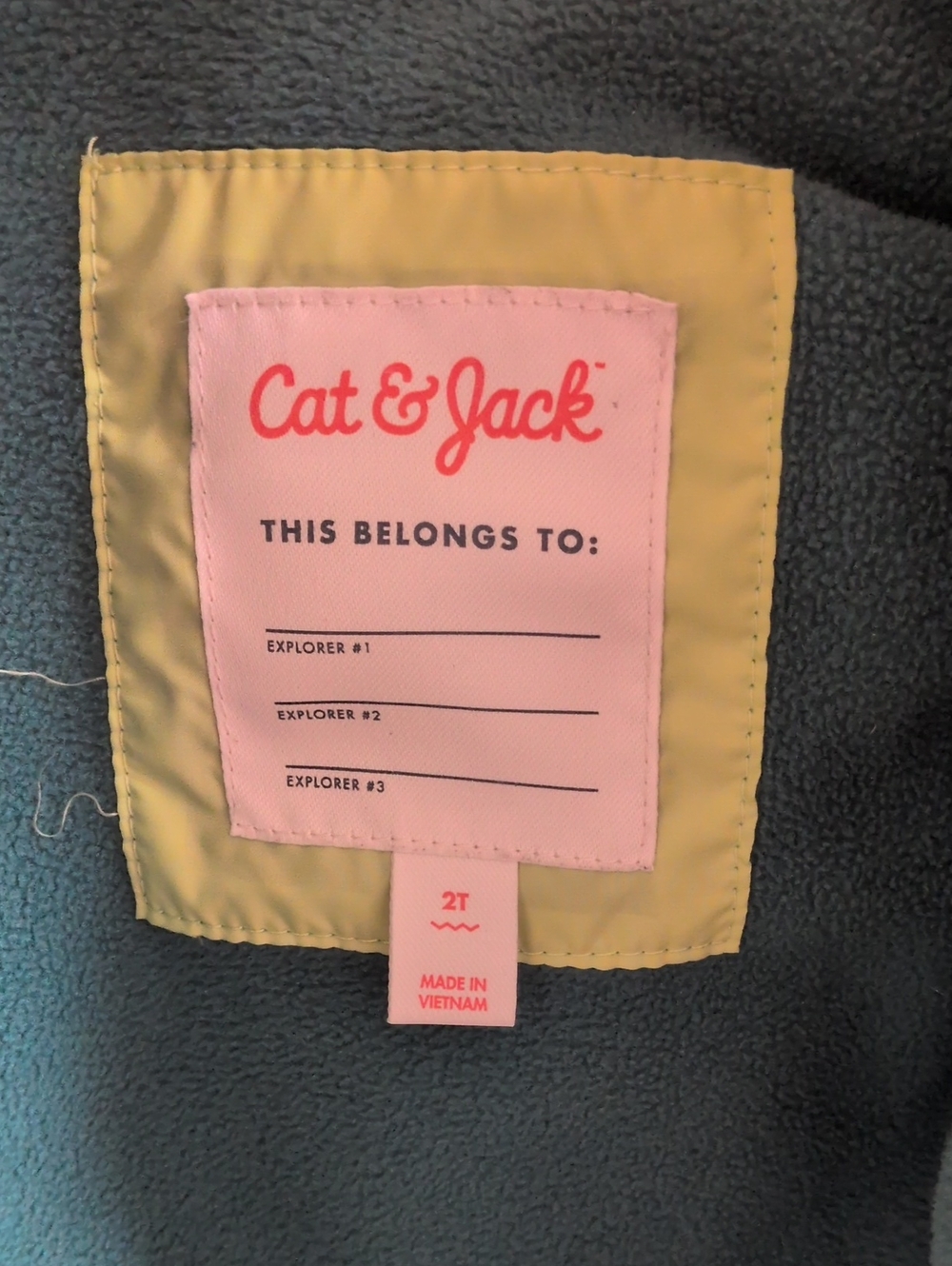 Cat & Jack Three In One Winter Jacket - Picture 2 of 4